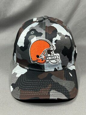 Cleveland Browns New Era 39Thirty Hat L/XL NFL Training Camp Urban Camo Flex Cap